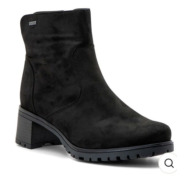 ARA Roselle Black Ankle Boot Waterproof US 8 - Picture 1 of 7